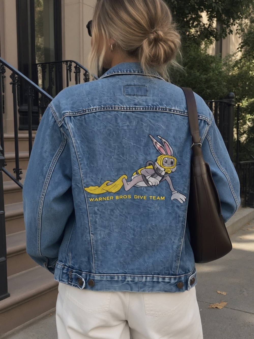 Levi’s VINTAGE Bugs Bunny “Warner Bros Dive Team” Denim Jacket EUC